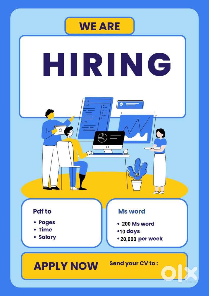 Data Entry Operator and Typist Job Vacancies are available