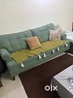 Green colour 3seater sofa