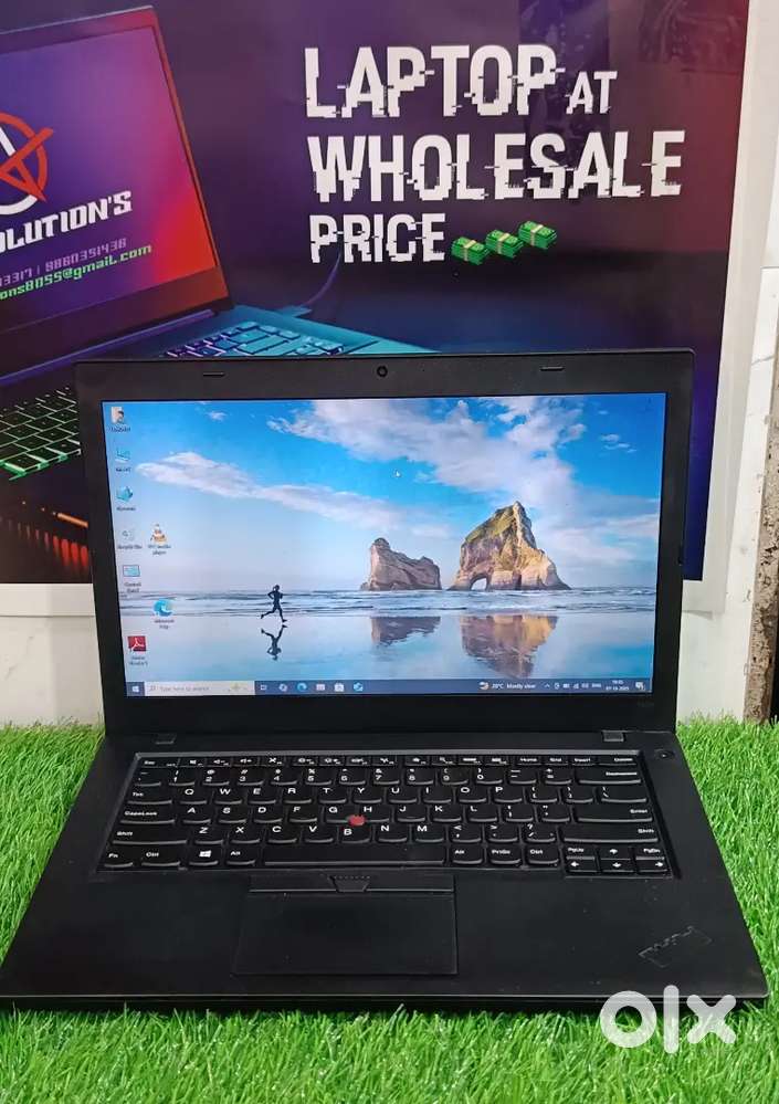 Lenovo ThinkPad laptop i5 6th gen 8gb ram 256 ssd @13999/-
