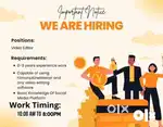 NEED VIDEO EDITOR AT GHAZIABAD RAJNAGAR EXTENTION