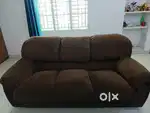 Brown Sofa Used 3 years selling in 10000/-
