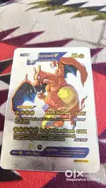 POKEMON CHARIZARD V CARD