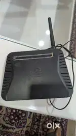 DSL modem for broadband with a landline set