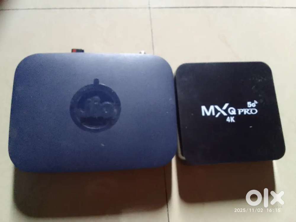 Jio+mxQ pro and.box