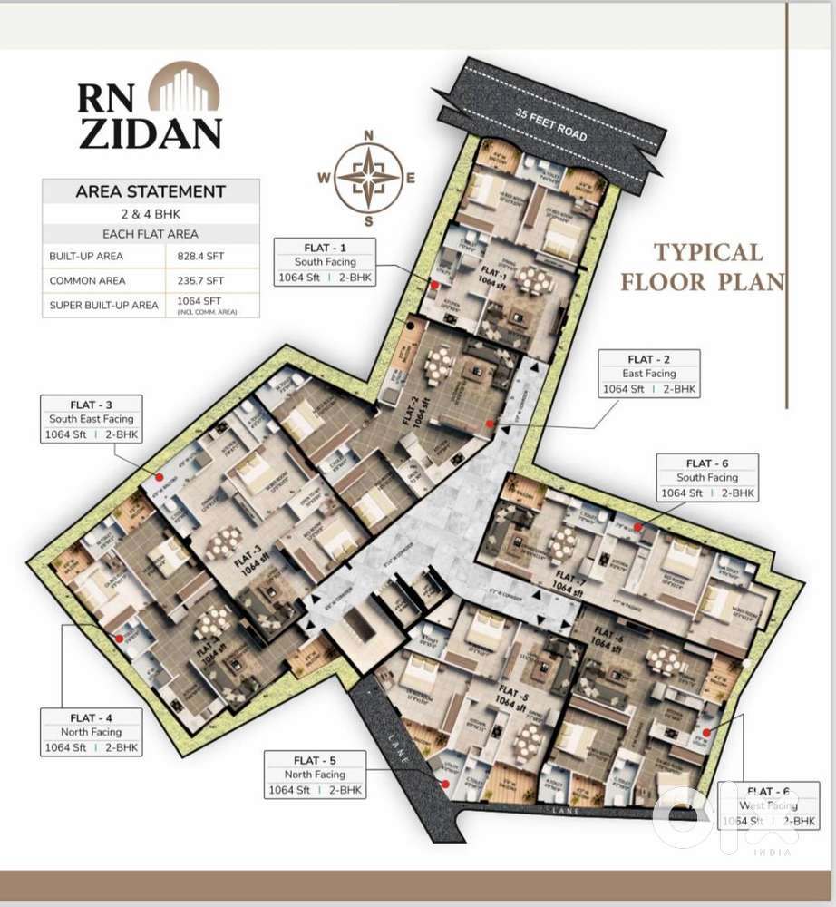 2&4BHK Flats @Madina Colony, Falaknuma – GHMC Approved  EMI & Loan