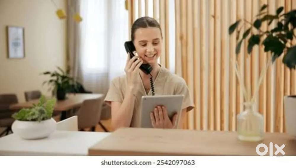 Urgent required receptionist for our newly open office