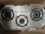 SUNFLAME 3 BURNERS STEEL GAS STOVE FOR SALE