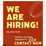 We are hiring data operator billing staff Ludhiana