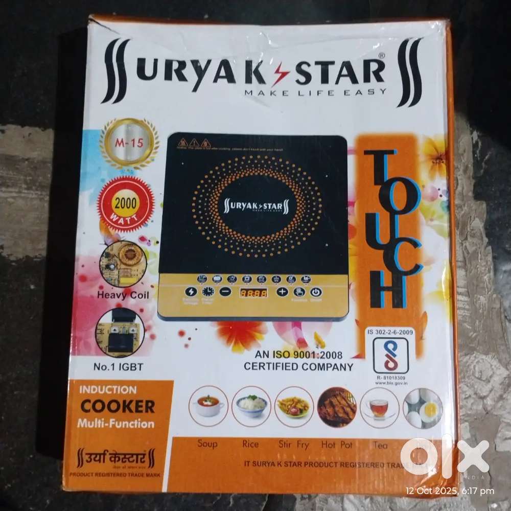 Brand : Surya K Star ; Model : M-15 Touch ; Age : Manufactured in 2025