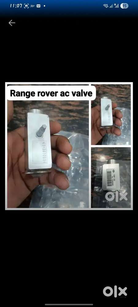 Range rover evock ac valve