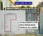 LAND.-70 Sq.YAPRRAL-SECUNDERAIBAD CITY LESS COST