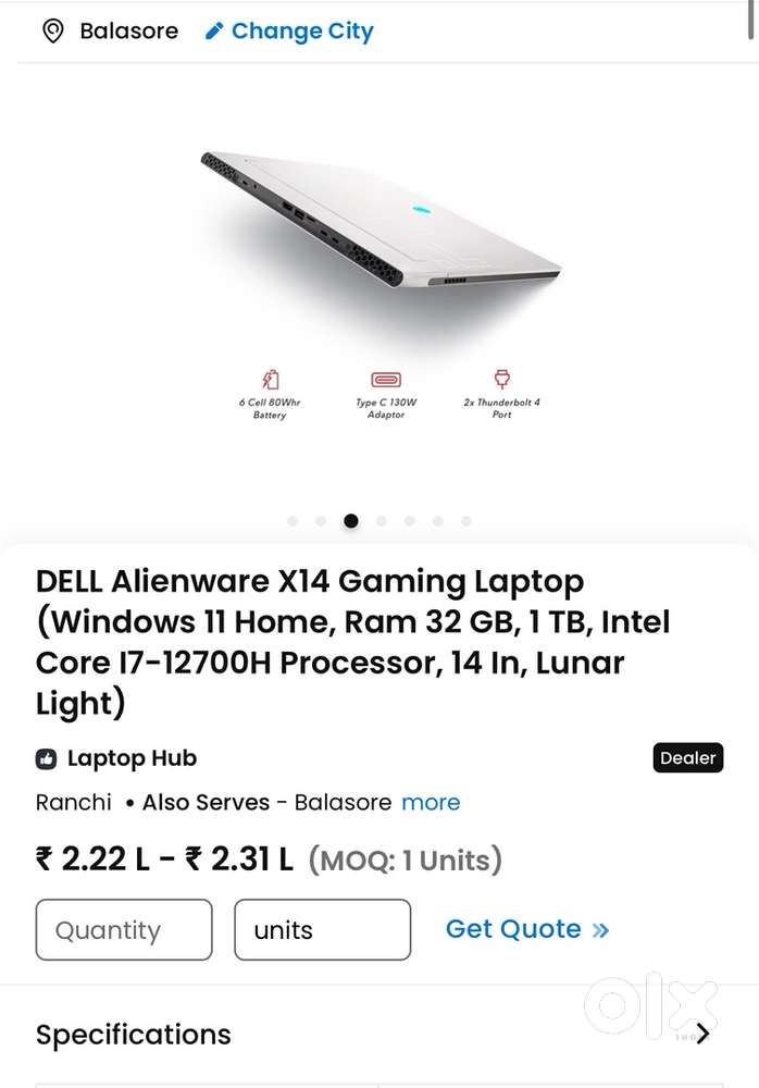 Alienware X14 Gaming laptop Higher, and laptop
