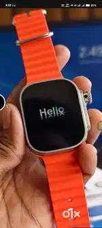 Ws 10 smart watch  with hidden camera 180 rotate new no scratche