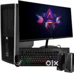 HP computer set i5 8gb ram 256 SSD