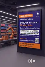 Urgent hiring pickers and packers