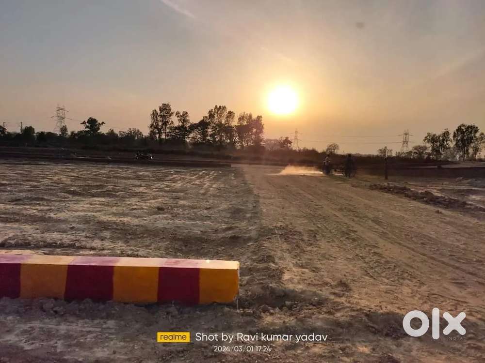 लखनऊ सुल्तानपुर सुशांत गोल्फ सिटी से 10मिनट की दूरी पर अप्रूव्ड प्लाट