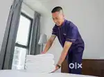 Hotel housekeeping worker