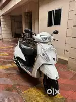 White 2021 TVS Jupiter Drum Alloy Model, Very Good Condition for Sale