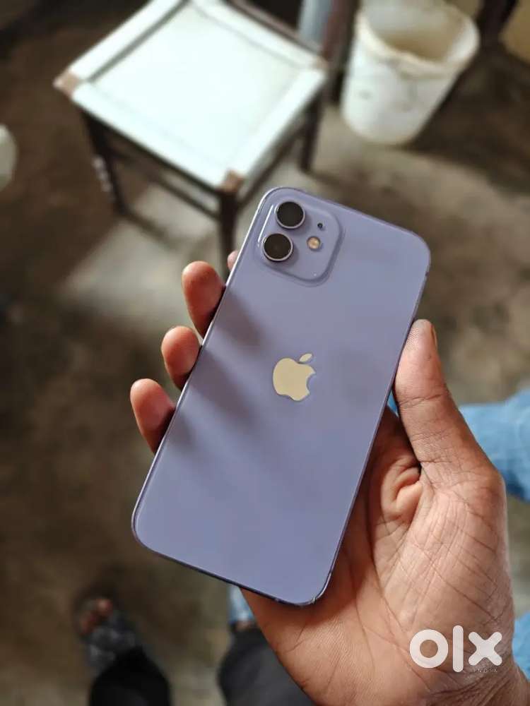 I phone 12 lavender colour with box
