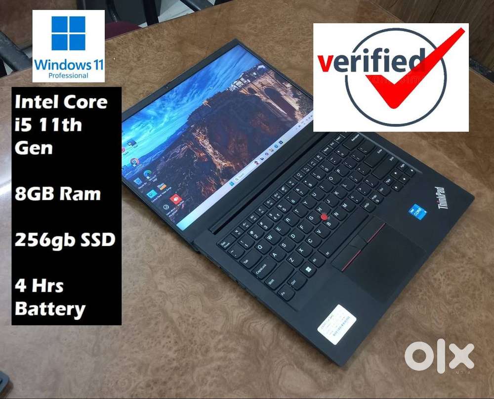 ThinkPad i5 11th Gen with Win11 Lenovo Laptops/ Dell Hp also available