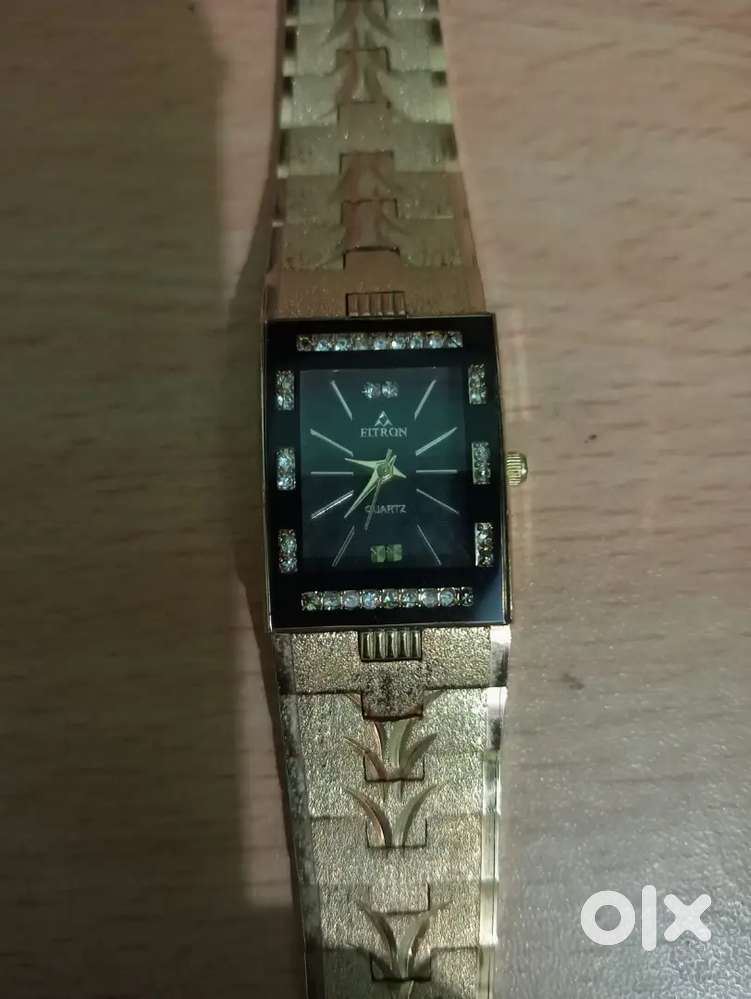 22K Gold plated FITRON JAPANESE QUARTZ Watch for men