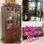 Furniture - Sofa/Gods Room/Swing/double bed with cot.