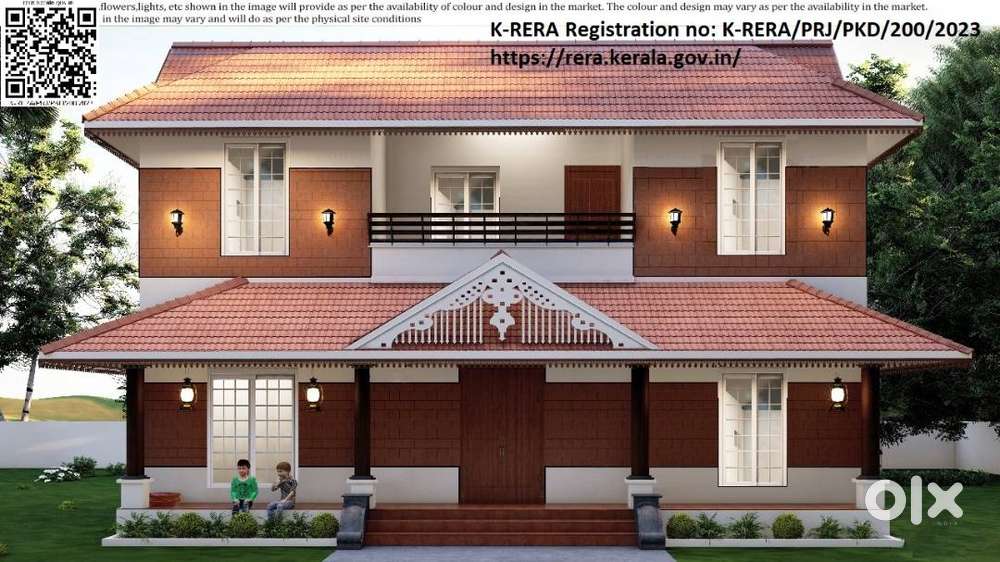 4BHK Premium Look - Naalukettu House In Ottapalam Town