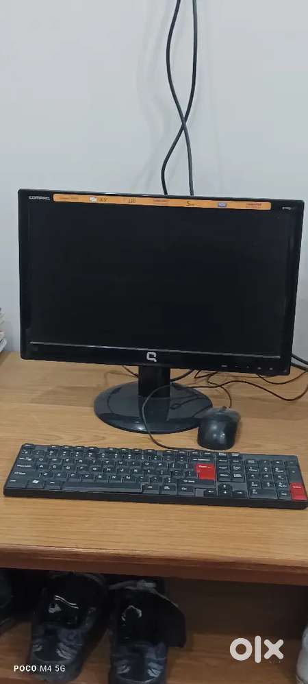 Pc with cpu , keyboard and mouse
