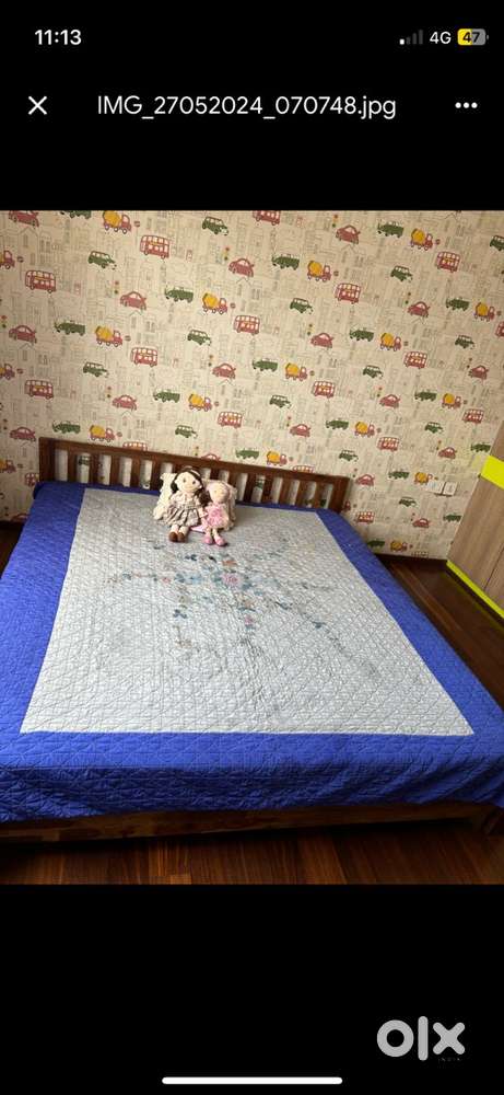 Sheesham Wood KingBed 3yr Pepperfry