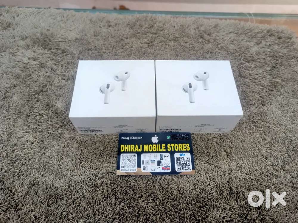 Apple Airpods Pro 3 New Box pack indian at Dhiraj mobile store