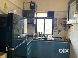 1bhk furnished Raunak heights, Kasar vadavali, Ghodbuder road, Thane w