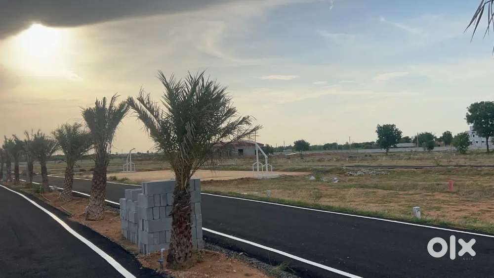 East facing plots available EMI offer in keeranur