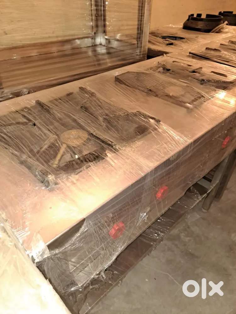 EIGHT DAYS OLD UNUSED COMMERCIAL 2 RANGE BURNER KATWARIA SARAI NEAR