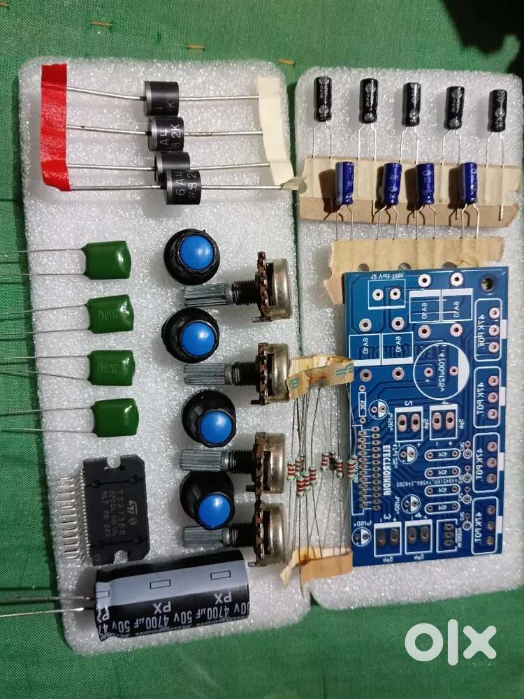 TDA7388 pcb Four Channel 4X41W PCB Board with Parts kit