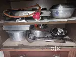 UTENSILS, GAS STOVE, SITTING STOOL