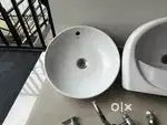 Wash basins, taps, switch boards, switches and other accessories