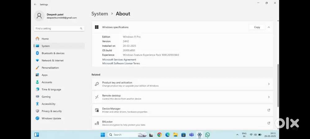 Hp laptop 15s windows 11pro