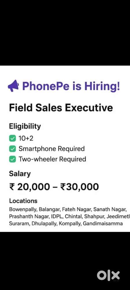 PHONEPE MARKETING EXCUSE TO SALES AND SERVICE