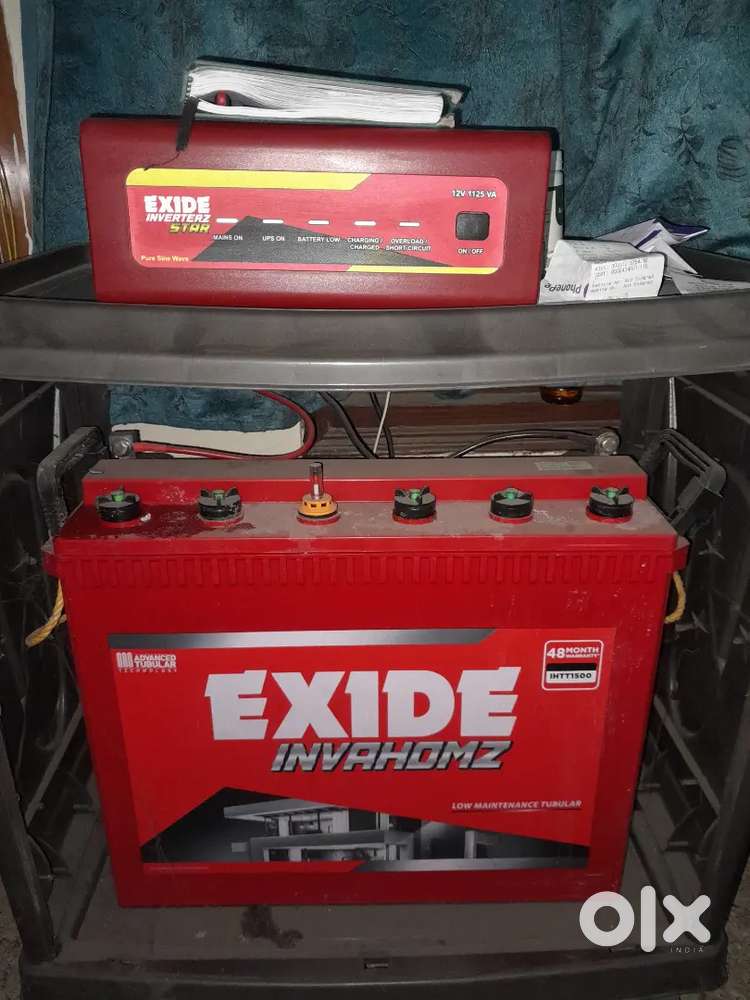Exide Invetor and battery