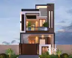 100 gaaz new design corner house