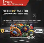 27 Full HD IPS LED Monitor  Frame less Fresh 3 year warranty