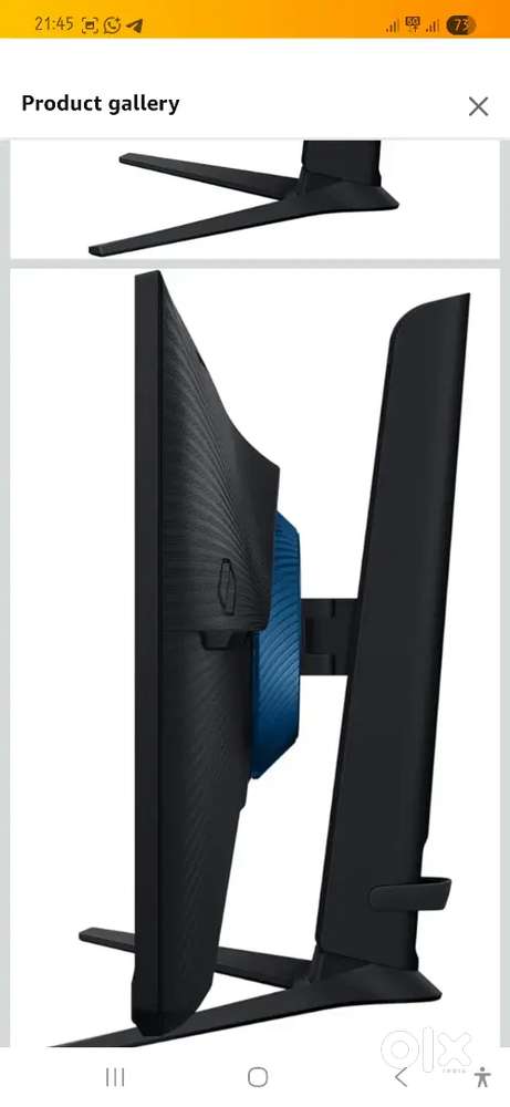 Samsung 24 Odyssey G5 Gaming Monitor with QHD144Hz Refresh Rate