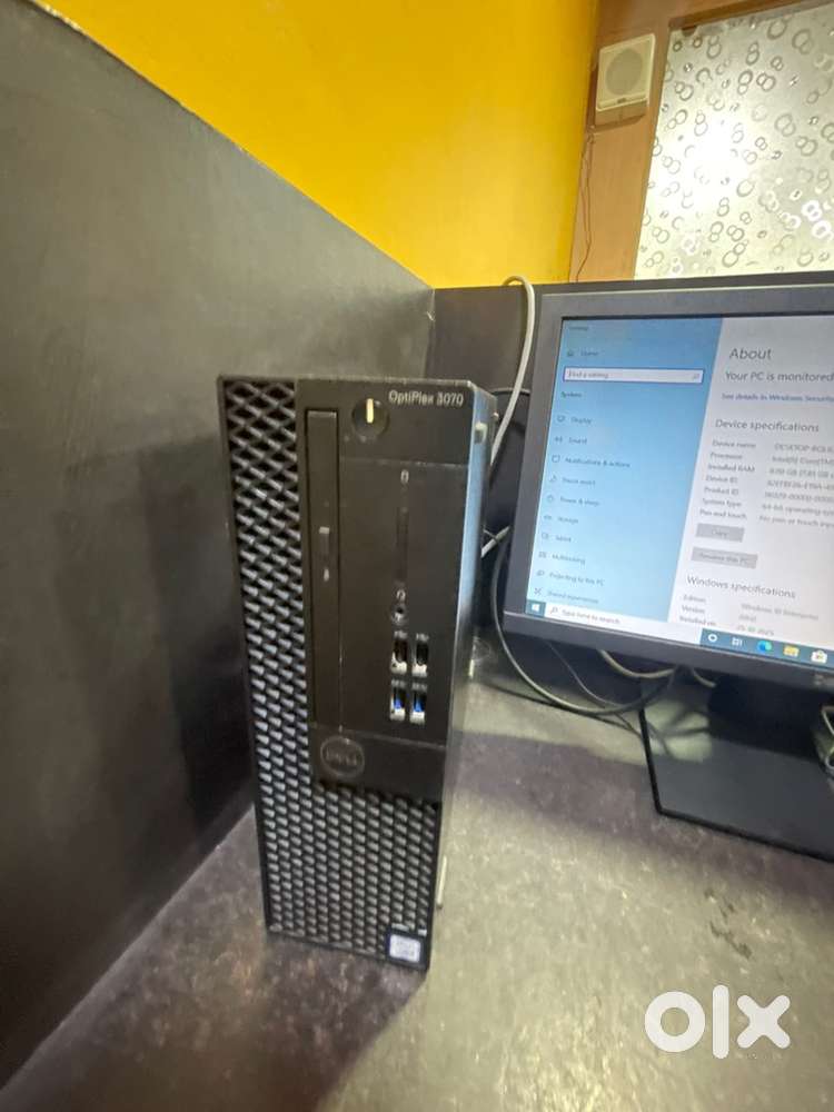 Dell I5 9th generation, 21” dell LED, 8gb ram,1 gb