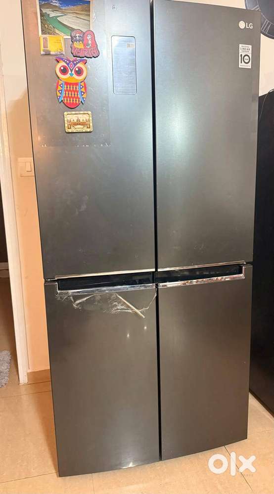 Like New! [LG] French Door Refrigerator - 5 Energy Star  Matte Black