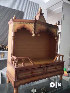 Wood temple for sweet home, almost in new condition
