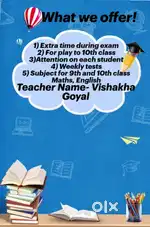Tuition available for class play to 10th  (female teacher)
