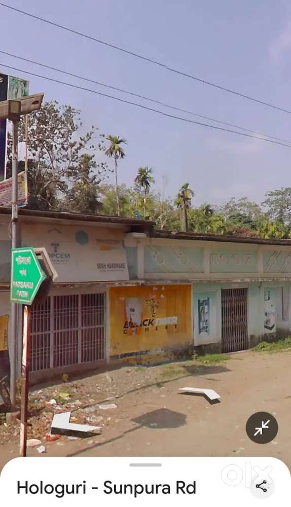 Commercial plot 1 bigha 7lessa with 2 shops for sell in Patsaku Tinali