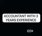 ACCOUNTANT WITH 3 YEARS EXPERIENCE.