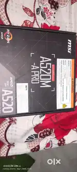 MSI A520M-PRO PC MOTHERBOARD WITH AM4 SOCKET