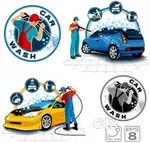 Car washing boy